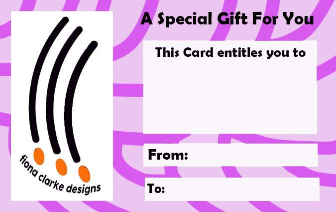 Fiona Clarke Designs Gift Card
