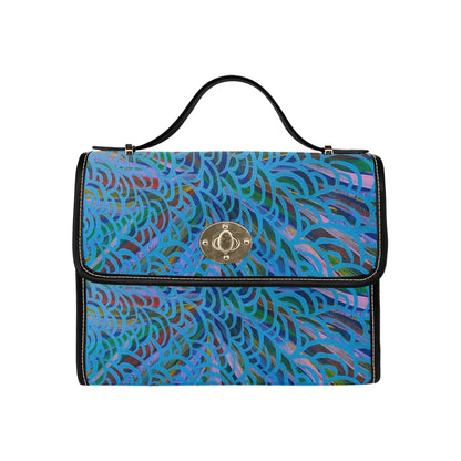 Land and Sky All Over Print Canvas Bag (Model 1641)(Black)