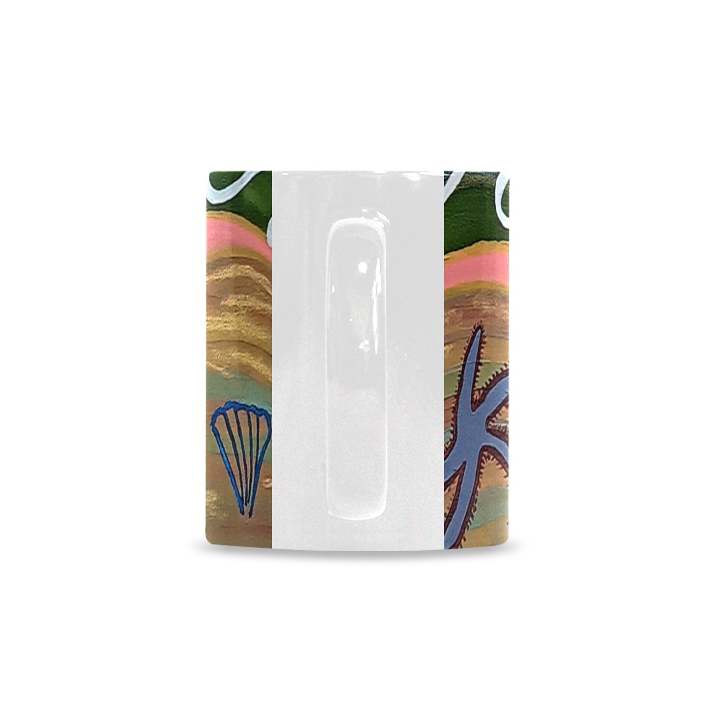 Minkgill Fish Mug Custom New White Mug (11OZ)(Made In AUS)