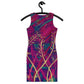 Bodycon Dress - Deep Grasses at night