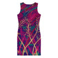 Bodycon Dress - Deep Grasses at night