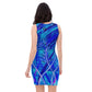 Bodycon dress - Blue Brasses at Night