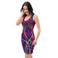 Bodycon Dress - Deep Grasses at night