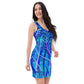 Bodycon dress - Blue Brasses at Night
