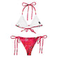 Recycled string bikini - Bush Grasses