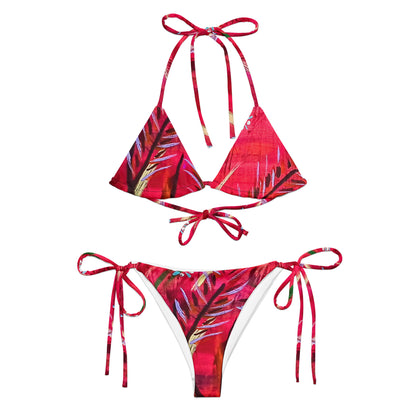 Recycled string bikini - Bush Grasses