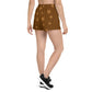 Women’s Recycled Athletic Shorts - Brown Minkgills