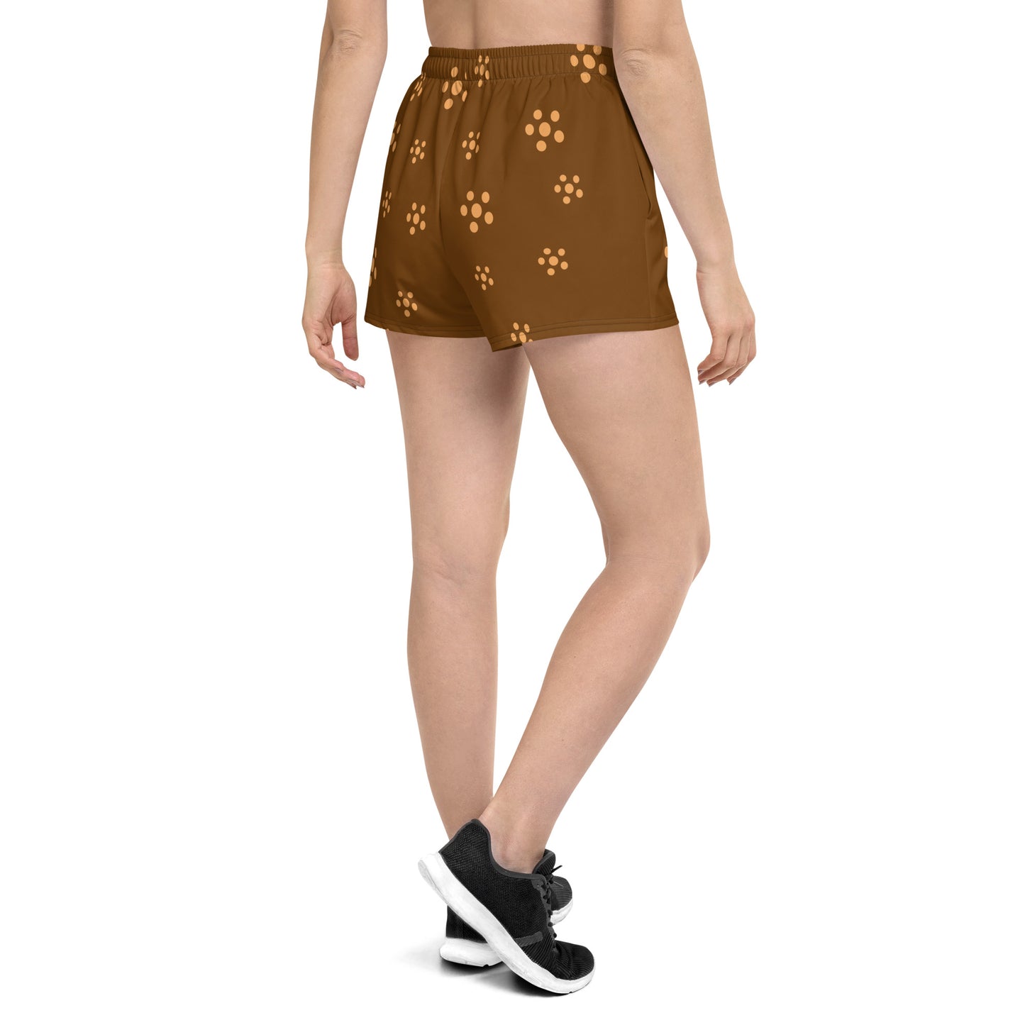 Women’s Recycled Athletic Shorts - Brown Minkgills