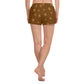 Women’s Recycled Athletic Shorts - Brown Minkgills