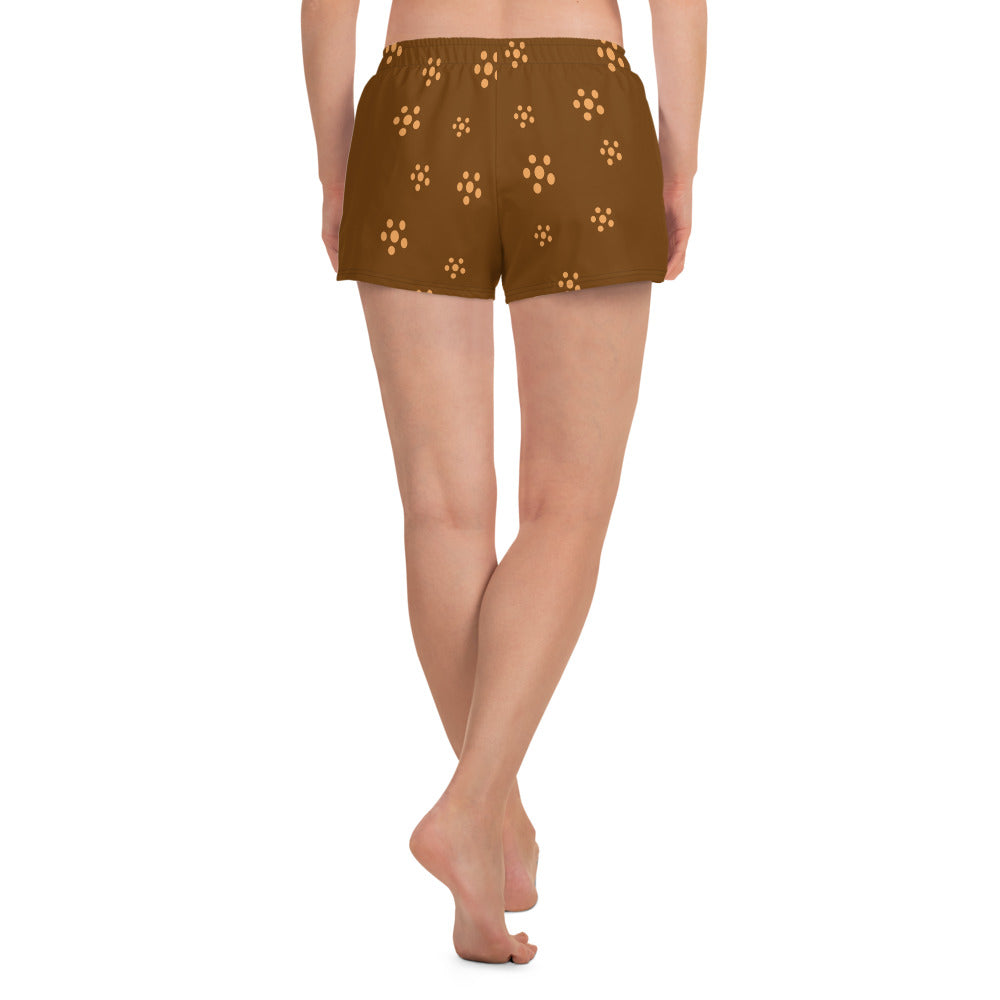 Women’s Recycled Athletic Shorts - Brown Minkgills