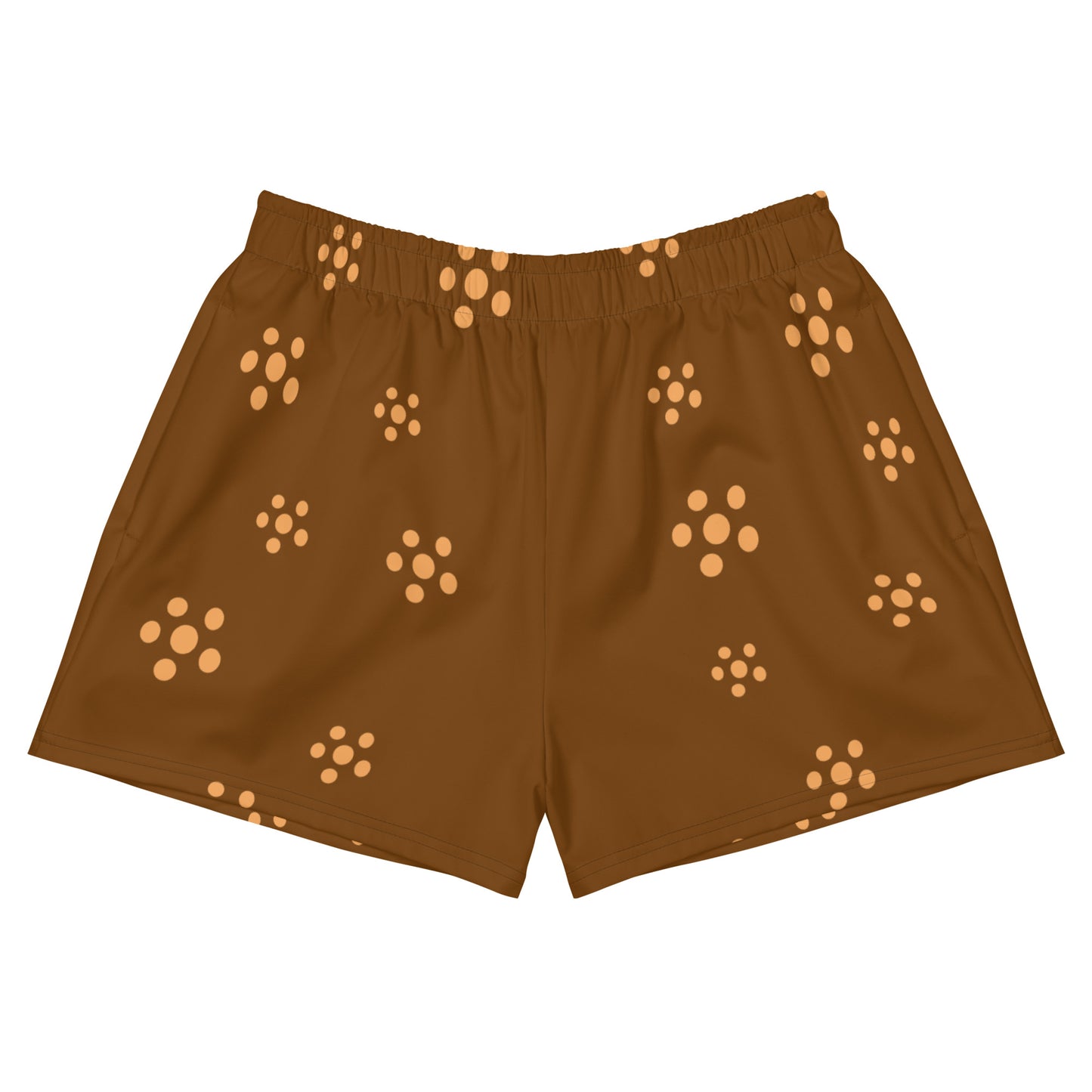 Women’s Recycled Athletic Shorts - Brown Minkgills