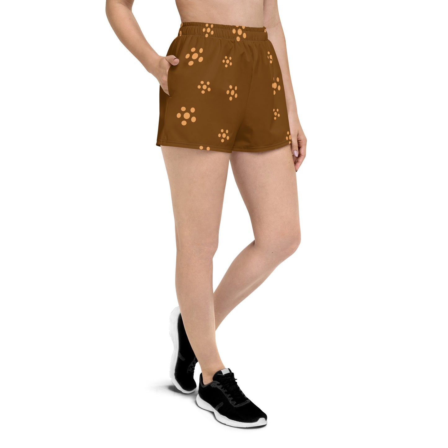 Women’s Recycled Athletic Shorts - Brown Minkgills