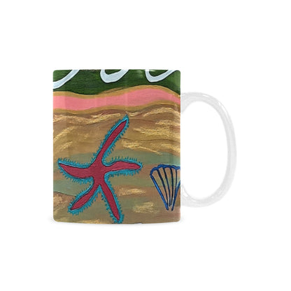 Minkgill Fish Mug Custom New White Mug (11OZ)(Made In AUS)