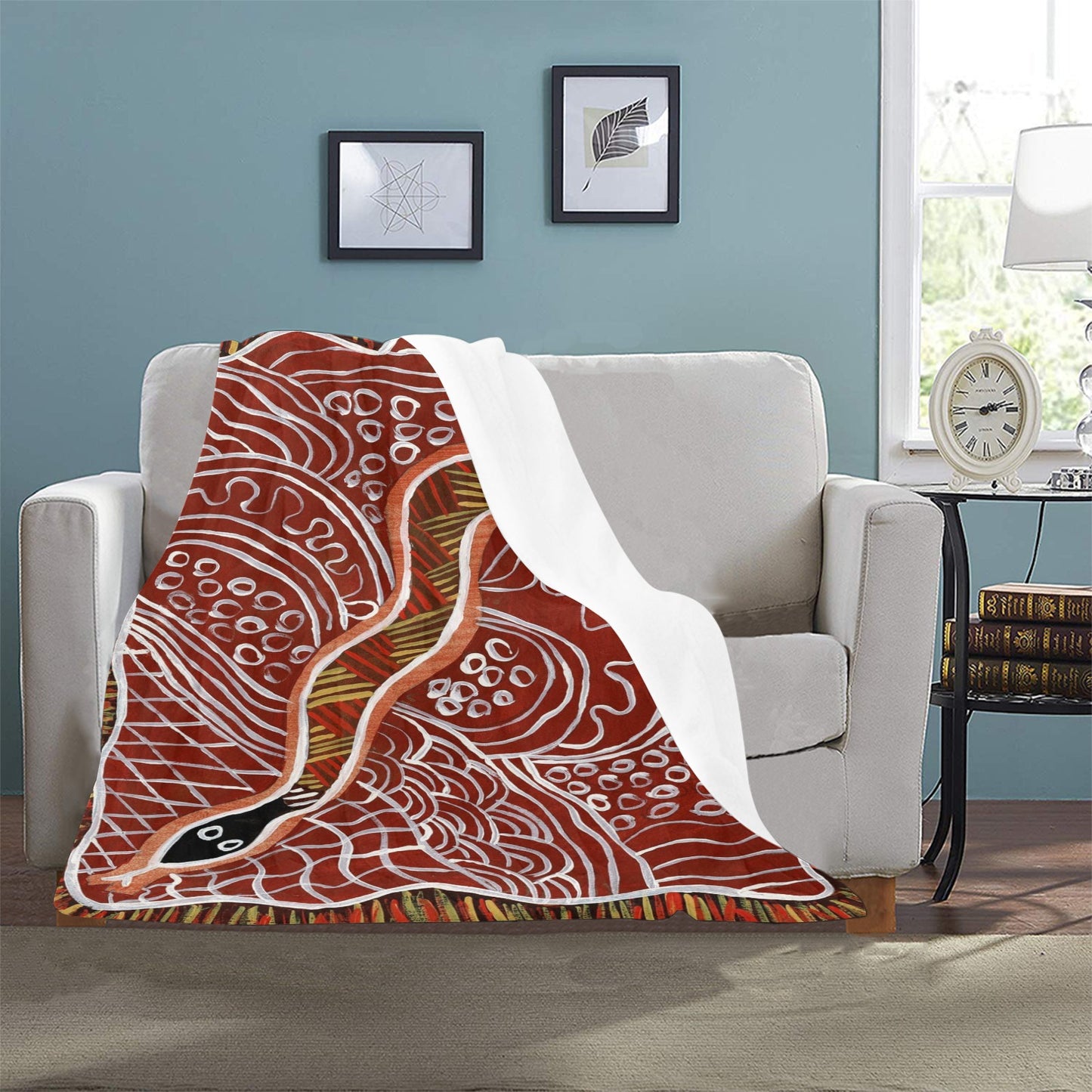 Serpent moving Mat Ultra-Soft Micro Fleece Blanket 32*48(Made In AUS)