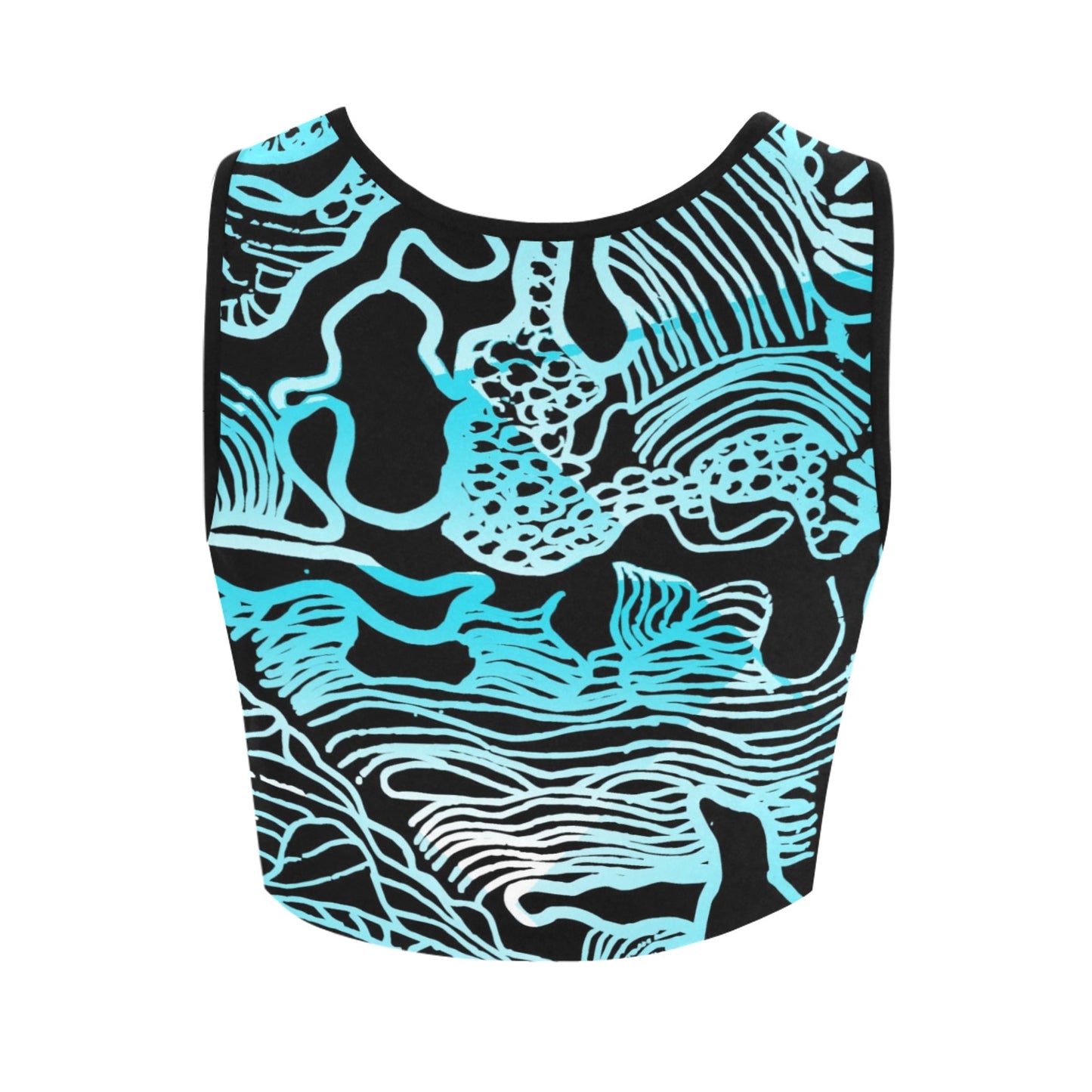 My Country Blue Womens Sports Bra