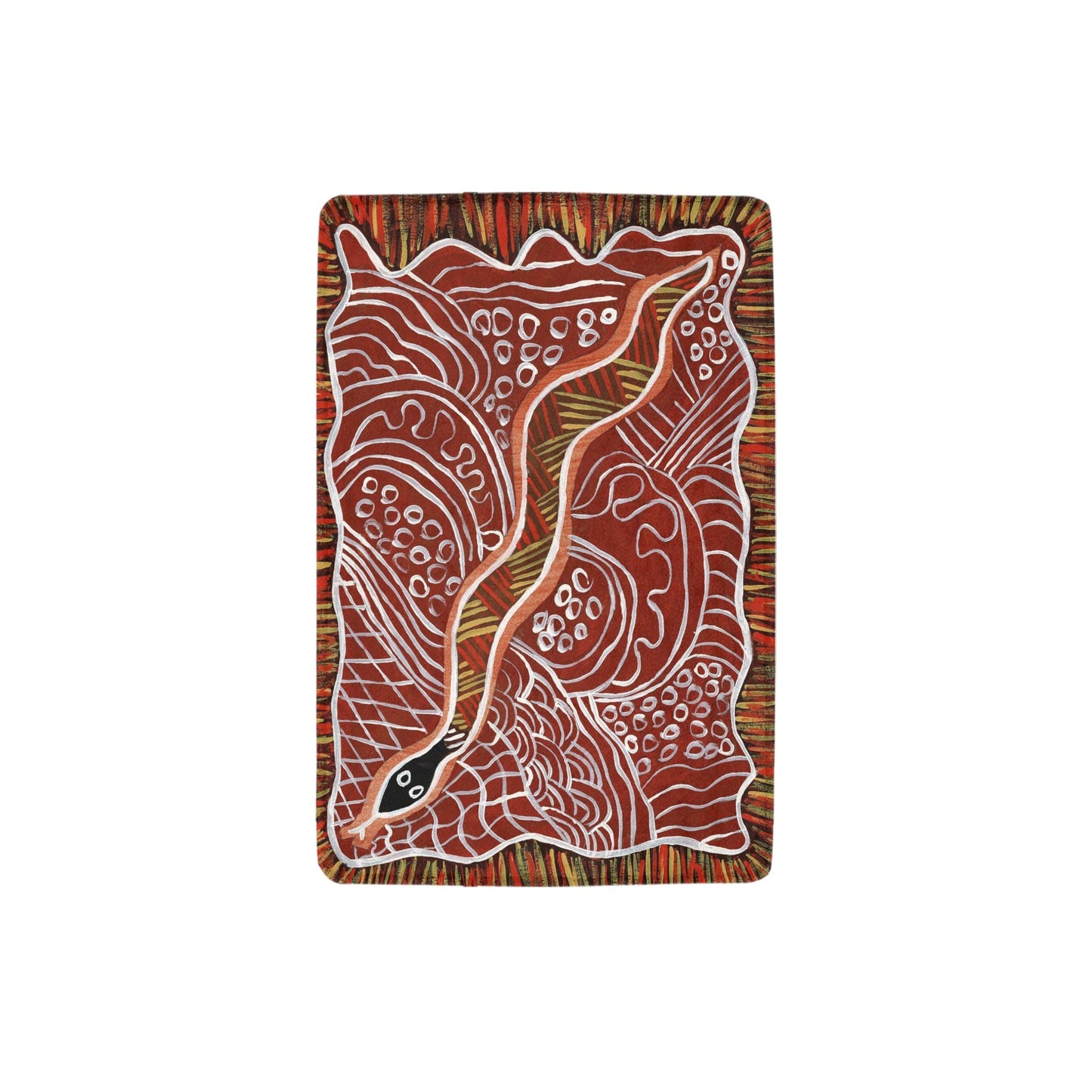 Serpent moving Mat Ultra-Soft Micro Fleece Blanket 32*48(Made In AUS)