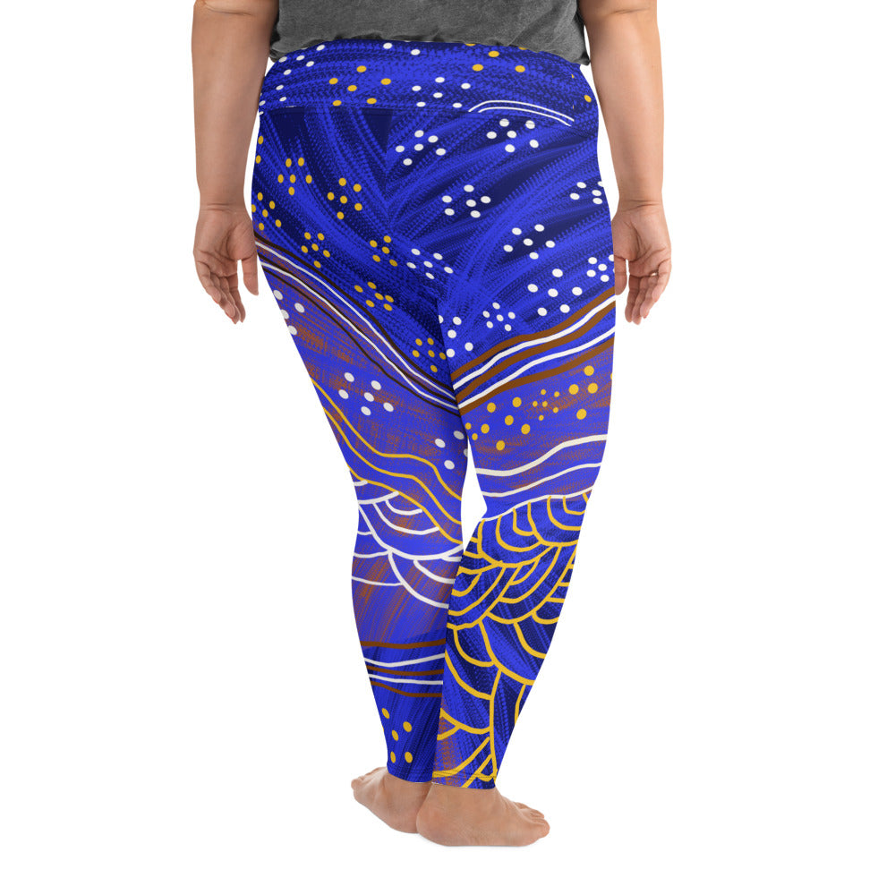 All-Over Print Plus Size Leggings