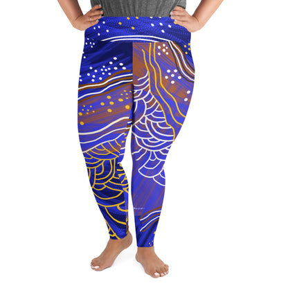 All-Over Print Plus Size Leggings