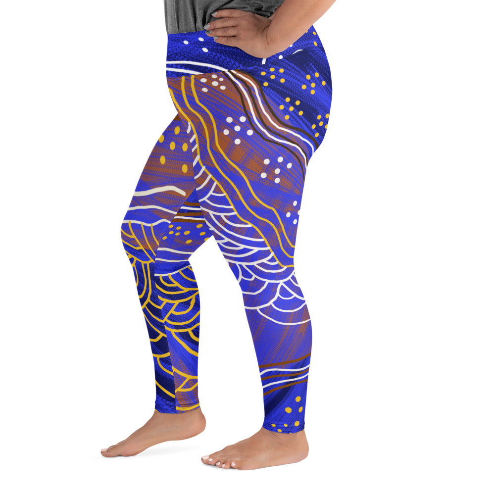 All-Over Print Plus Size Leggings
