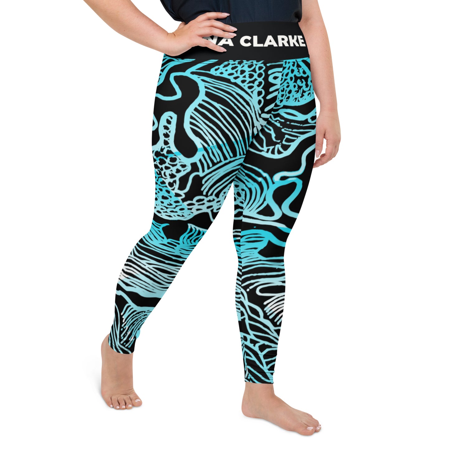 Plus Size Leggings - My Country