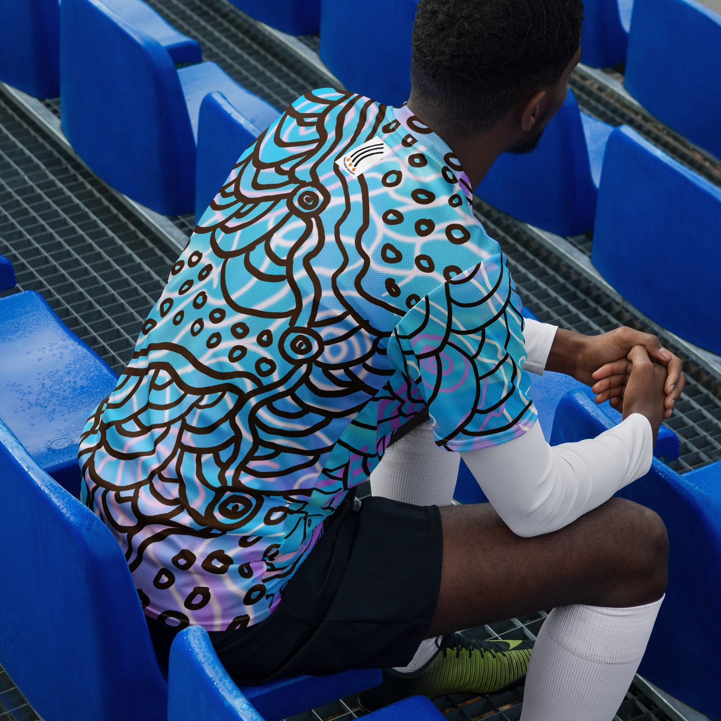 Recycled unisex sports jersey