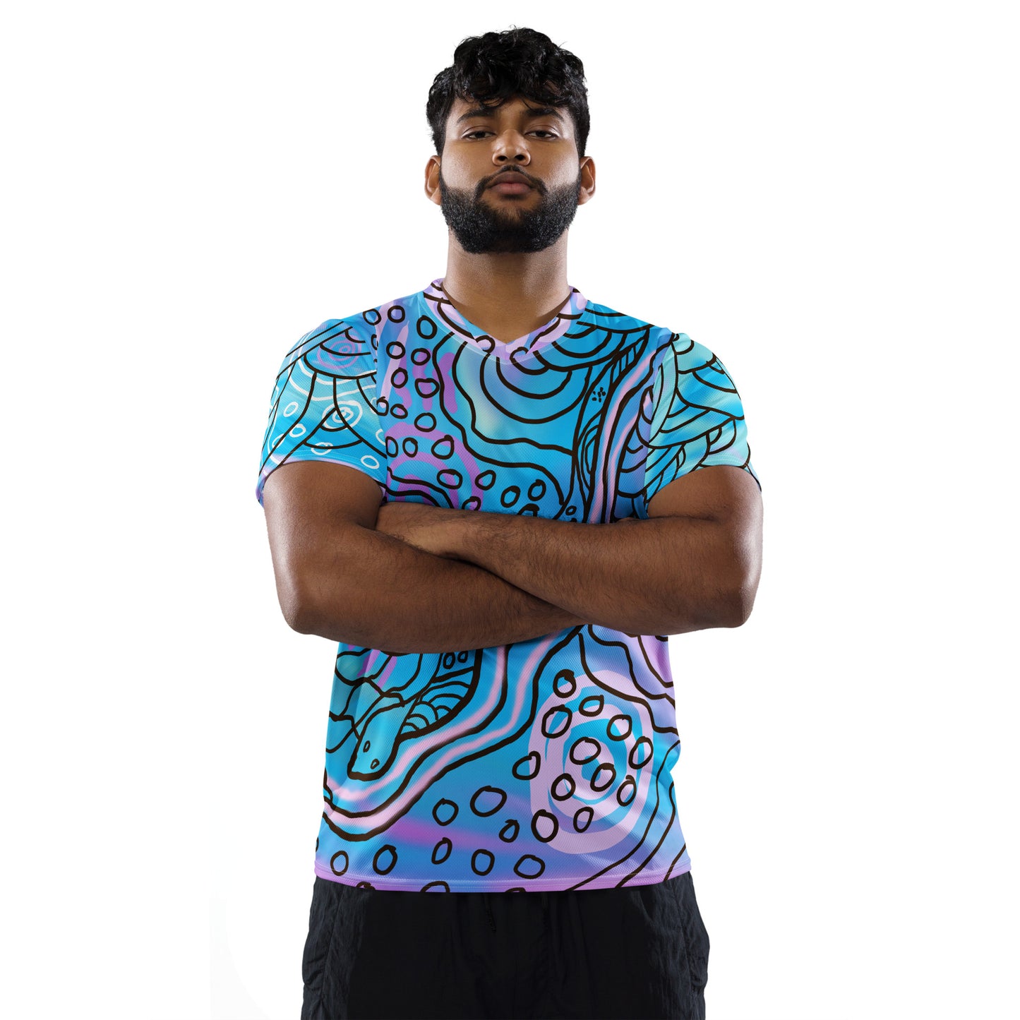 Recycled unisex sports jersey