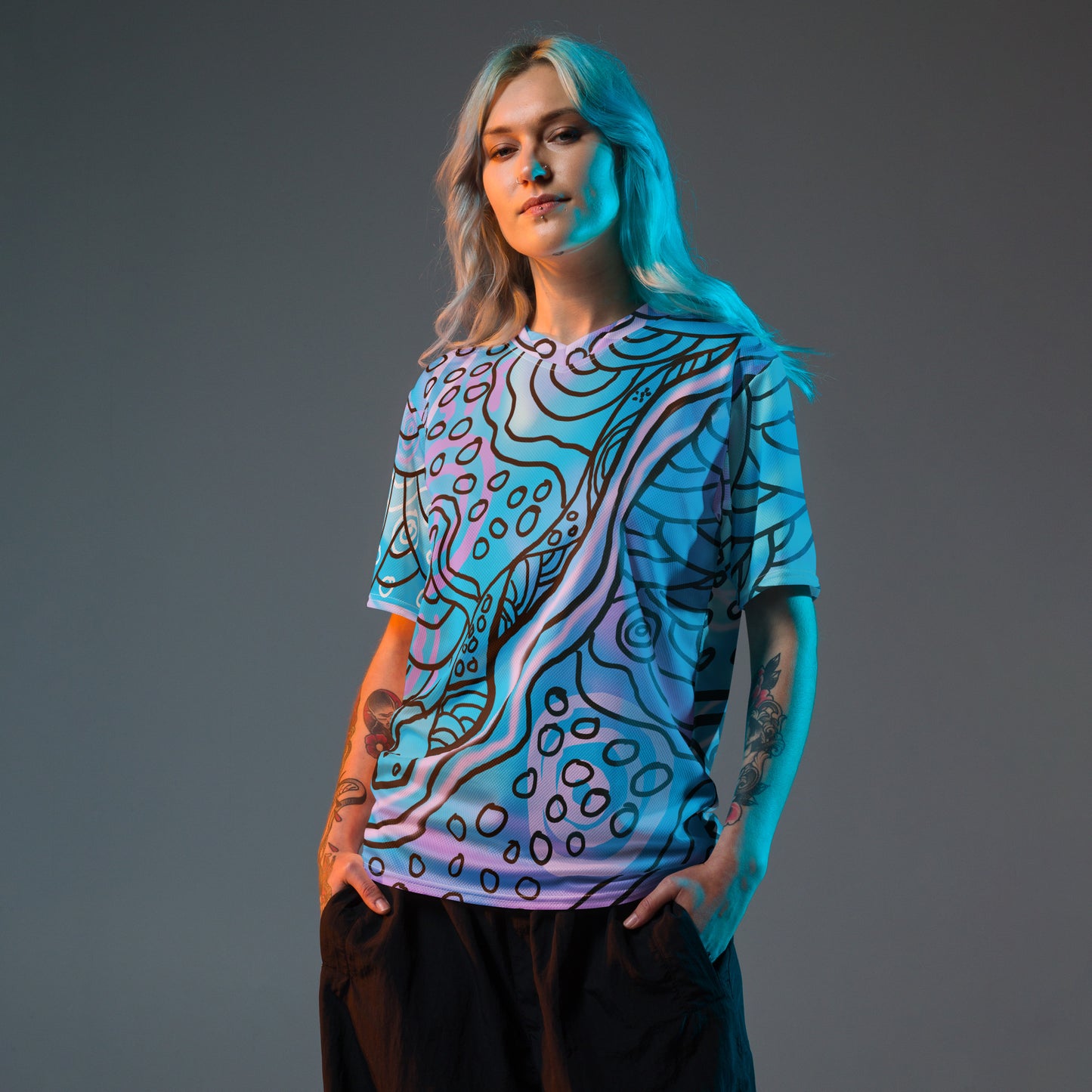 Recycled unisex sports jersey