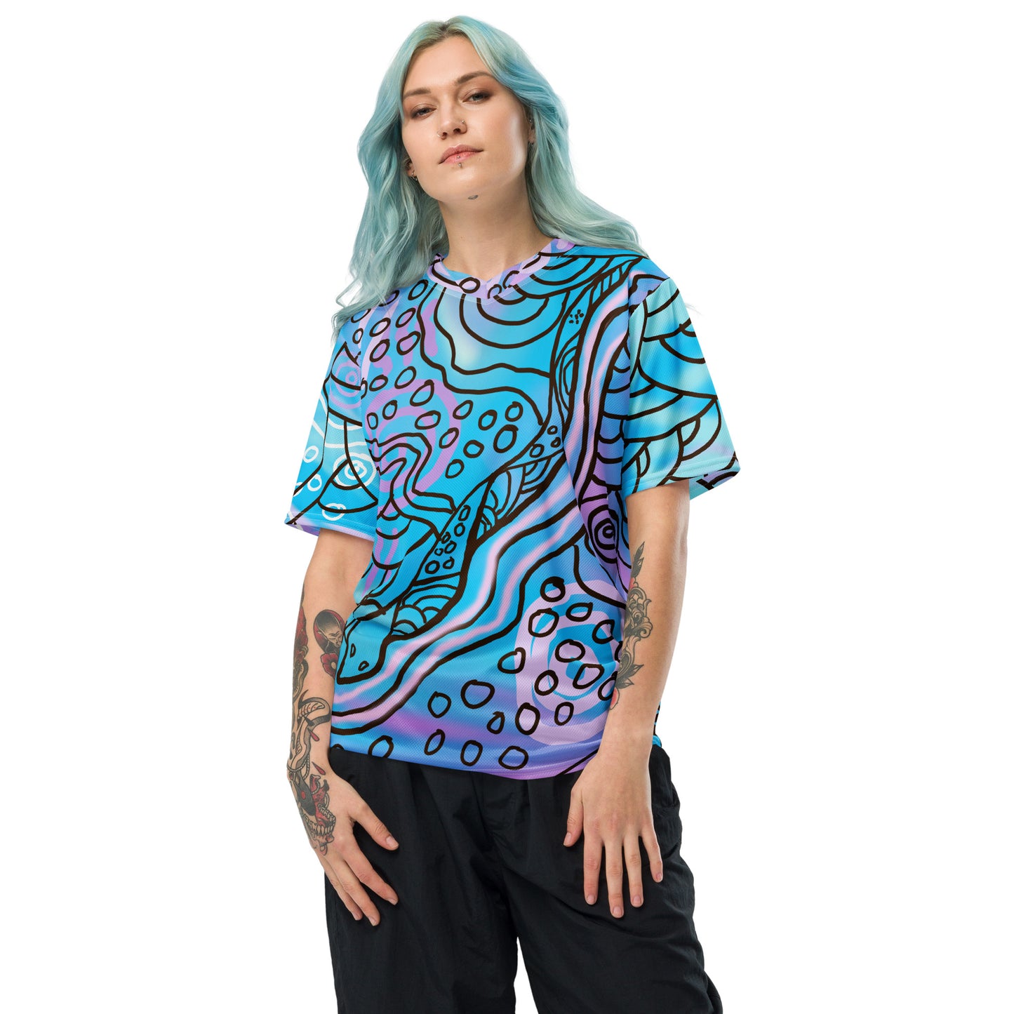 Recycled unisex sports jersey