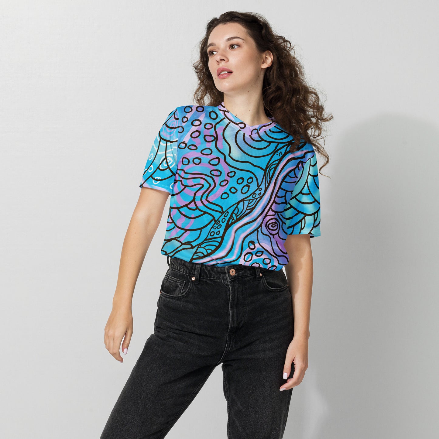 Recycled unisex sports jersey