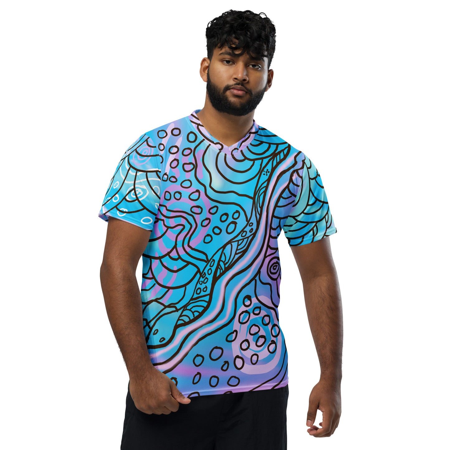 Recycled unisex sports jersey