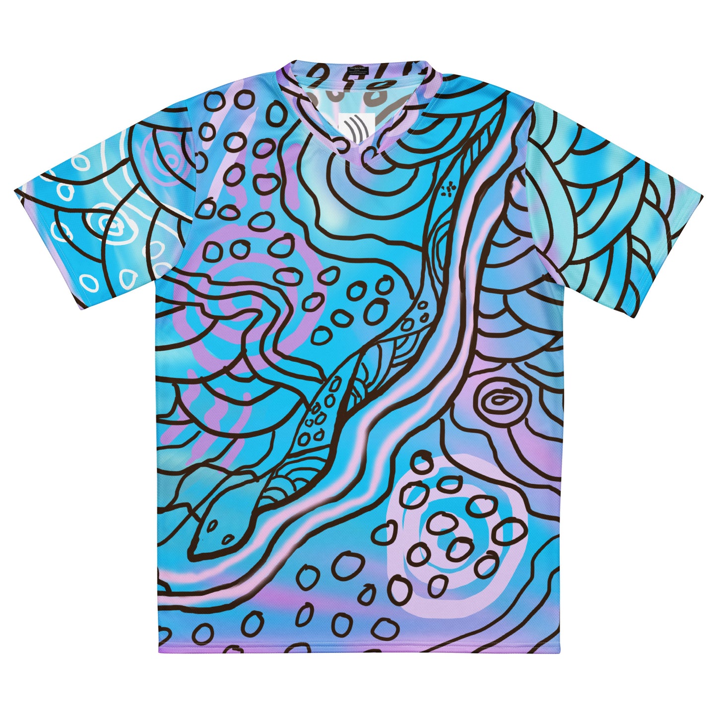 Recycled unisex sports jersey