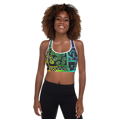 Padded Sports Bra Cloak design