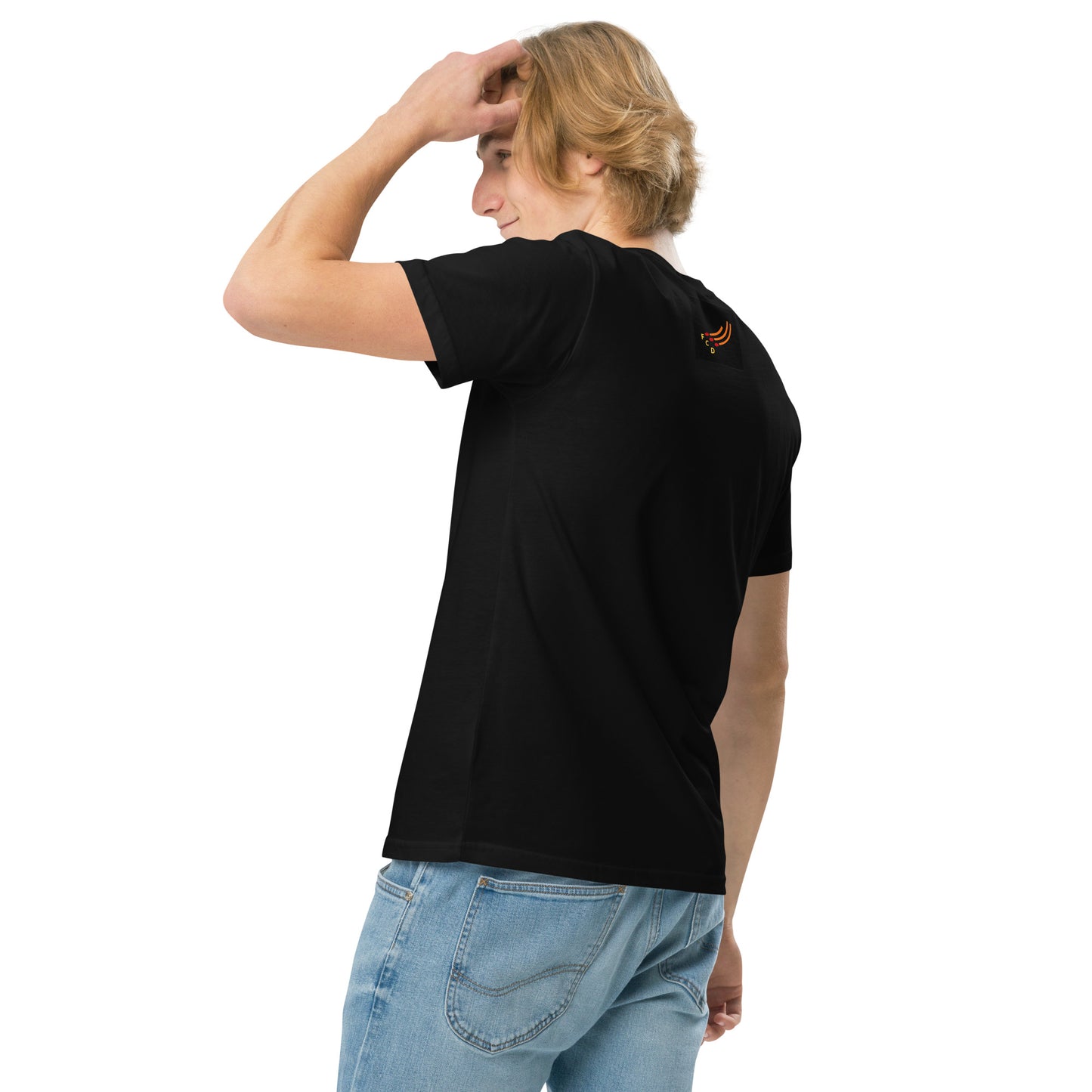 Unisex organic cotton tee Serpent Moving